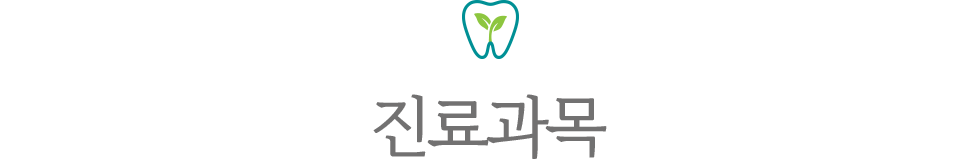 분당새로이치과 진료과목
